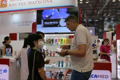 Russian businesses introduce products to Vietnamese consumers at an exhibition in Ho Chi Minh City. (Photo: VNA)