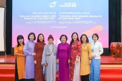 Delegates attend the intergenerational forum themed “Women and Gender Equality in the New Era”. (Photo: phunuvietnam.vn)