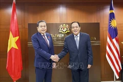 National Assembly Chairman Tran Thanh Man and President of the Malaysian Senate Dato Awang Bemee Awang Ali Basah in their meeting in Kuala Lumpur on September 19, 2025. (Photo: VNA)