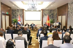 Prime Minister Pham Minh Chinh speaks at the meeting. (Photo: VNA)