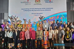 Malaysia's Minister of Tourism, Arts, and Culture Datuk Seri Tiong King Sing (centre) at the launch of the event in Bangkok on July 1 (Photo: Bernama)