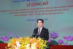 State President Luong Cuong speaks at the ceremony (Photo: VNA)