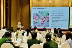 A view of the workshop on gender integration in Vietnam’s post-war mine action activities was held in Hanoi on March 30. (Photo: VNA)