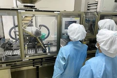 Pharmaceutical production at a company in Vietnam. (Photo: VNA)