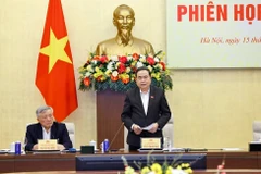 National Assembly Chairman Tran Thanh Man addresses the meeting of the NA Standing Committee on December 15. (Photo: VNA)