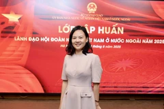 Tran Ha My, Director of the Vietnam Innovation Network in France (VINEU France) and President of the Vietnam Young Entrepreneurs Association in Europe (VYBE) (Photo: VNA)