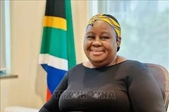 South African Ambassador to Vietnam Vuyiswa Tulelo (Photo: VNA)
