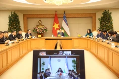 Deputy Prime Minister Tran Hong Ha says cooperation areas should be translated into concrete projects in both Vietnam and Uzbekistan to fully tap each side’s potential and strengths. (Photo: baochinhphu.vn) 