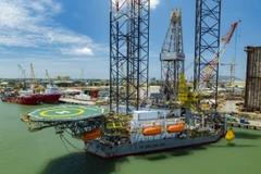 PV Drilling VIII, the jack-up rig, comes back after almost a decade sidelined. (Photo; nangluongvietnam.vn) 