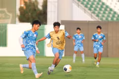 Vietnamese players are asked to stay focused in the quarter-finals of the AFC Asian U17 Cup ( Photo courtesy of VFF)