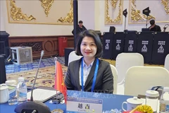Dr. Pham Thi Thanh Loan, General Director of Guangdong Viet-Viet Tourism and Trade Services Co., Ltd. (Photo: VNA broadcasts)