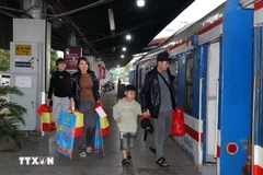 Trade union train carries nearly 3,000 workers home for Tet from Ho Chi Minh City (Photo: VNA)
