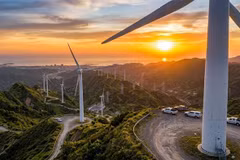 A perspective of the Quang Ninh 1 Wind Power Plant project (Photo: Quang Ninh provincial Department of Construction)
