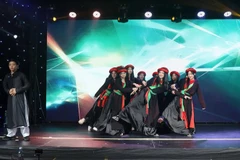 An art performance celebrating the event (Photo: VNA)