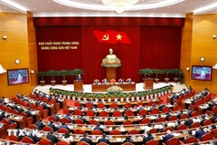 At the opening of the 13th Party Central Committee's plenum (Photo: VNA)