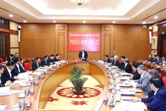 Party General Secretary To Lam addresses the meeting (Photo: VNA)