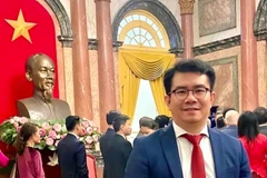 Pham Khanh Nam, Editor-in-Chief of Huong Viet Magazine in Germany (Photo published by VNA)