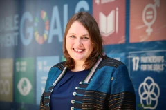 Chief of Mission of the International Organisation for Migration (IOM) in Vietnam Kendra Rinas (Photo: VNA)