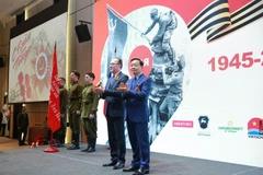 Deputy PM Tran Hong Ha at the celebration of Russia's 80th anniversary of Great Patriotic War triumph in Hanoi. (Photo: baochinhphu.vn)