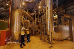 At Nghi Son 2 thermal power plant in Thanh Hoa province. (Photo: VNA)