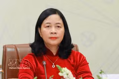 Bui Thi Minh Hoai, Politburo member, Secretary of the Party Central Committee and President of the Vietnam Fatherland Front (VFF) Central Committee (Photo: VNA)