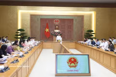 Deputy Prime Minister Nguyen Van Thang chairs a meeting of the Price Management Steering Committee in Hanoi on June 26 (Photo: VNA)