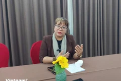 Writer Nie Thanh Mai, Chairwoman of the Dak Lak provincial Association of Literature and Arts and Vice Chairwoman of the Vietnam Association of Ethnic Minority Literature and Arts. (Photo: VietnamPlus)