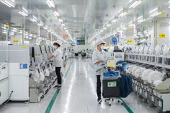 Labour productivity across the entire economy is estimated to reach 245 million VND per worker in 2025. (Photo: VietnamPlus)