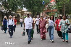 Indian tourists visit Vietnam. (Photo: VNA)