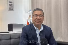 Gary Thanh Nguyen, President of the patriotic businessmen and Vietnamese people club in the Washington metropolitan area (DMV) (Photo: VNA)