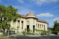 The State Bank of Vietnam's headquarters in Hanoi. The central bank has issued new regulations on opening indirect investment accounts. (Photo nhandan.vn)