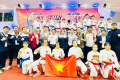 Young Vietnamese jujitsu athletes (Photo: