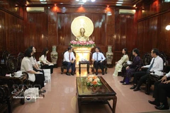 Delegates at the working session (Photo: VNA)