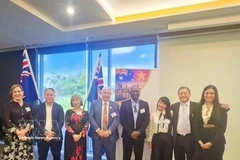 Leaders of the National Australia – Vietnam Chamber of Commerce and Industry (Photo published by VNA)