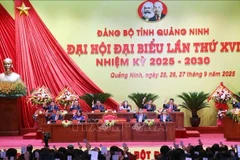 The 16th Party Congress of Quang Ninh province for the 2025-2030 tenure (Photo: VNA)