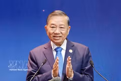 Party General Secretary and State President To Lam speaks at the 14th Vietnam Trade Union Congress on June 4. (Photo: VNA)