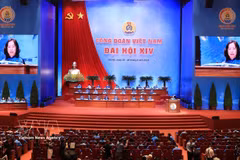 A view of the 14th Vietnam Trade Union Congress for the 2026–2031 term (Photo: VNA)