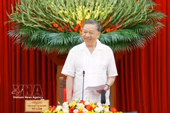 Party General Secretary and State President To Lam speaks at the working session with the Party Central Committee’s Organisation Commission in Hanoi on June 3, 2026. (Photo: VNA)