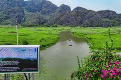 Van Long – an internationally recognised nature reserve in Vietnam (Photo: VietnamPlus)