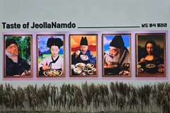 Colours of K-cuisine at the expo (Photo: VNA)