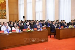 Delegates at the 1st Congress of the Party Organisation of the NA Committee for Legal and Judicial Affairs for the 2025–2030 tenure in Hanoi on June 28 (Photo: VNA)