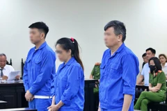 Defendants at the court (Photo: VNA)