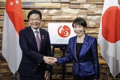Singapore Prime Minister Lawrence Wong meets Japan Prime Minister Sanae Takaichi in Tokyo, Japan, on Mar 18, 2026. (Photo: MDDI)