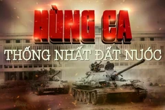 VietnamPlus has launched the special 3D interactive multimedia product “Hung ca thong nhat dat nuoc”, which is available at https://www.vietnamplus.vn/50namgiaiphongmiennam/ (Photo: VNA)