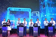 At the groundbreaking ceremony (Photo: VNA)