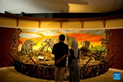 People visit the Tsunami Museum in Aceh province, Indonesia, on December 12, 2024 (Photo: Xinhua)