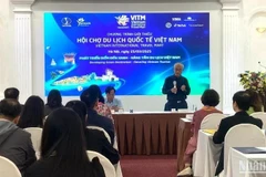 At the press conferenece to announce the Vietnam International Travel Mart (VITM) 2025. (Photo: nhandan.vn)