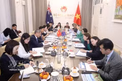 Delegates at the second Vietnam–Australia Senior Officials' Dialogue in Hanoi on June 11 (Photo: VNA)