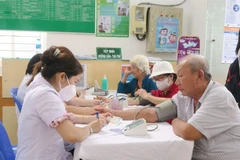 Senior citizens in HCM City got free health checks at the Ward 9 health station District 8 in August, 2024 (Photo: VNA)