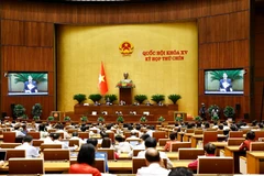 At the 9th session of the 15th National Assembly (Photo: VNA)
